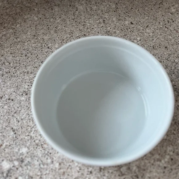 Crate & Barrel White Porcelain Serving Bowl - Picture 3 of 4
